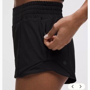 Lululemon high rise hotty hot shorts